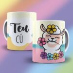 Lhama Irritada - Estampas Canecas - Imagem 5