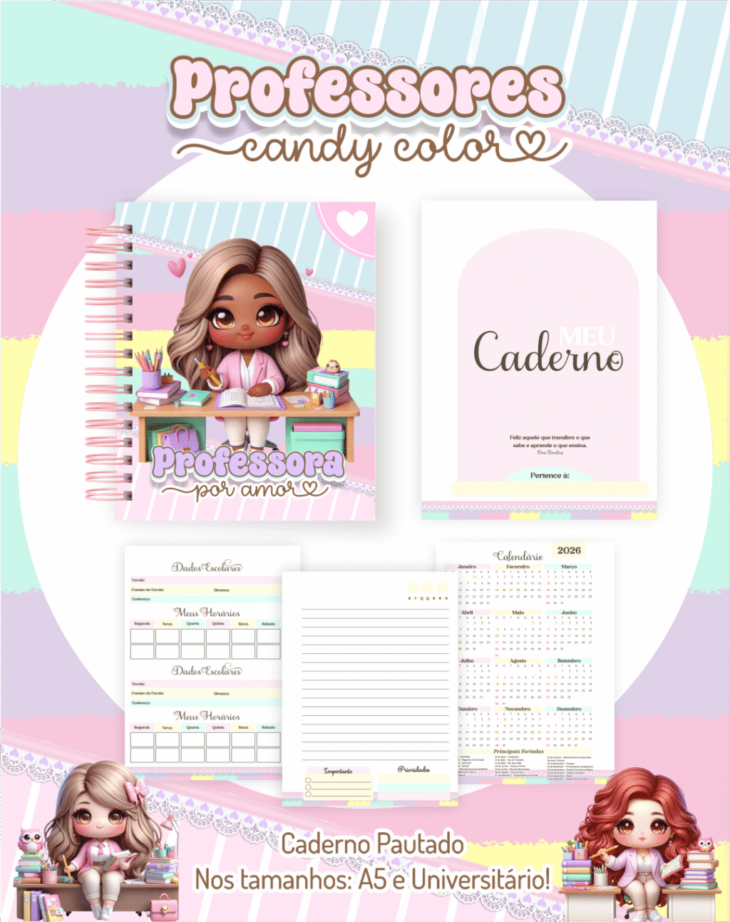 Pack Professora Candy 2026 - Imagem 9