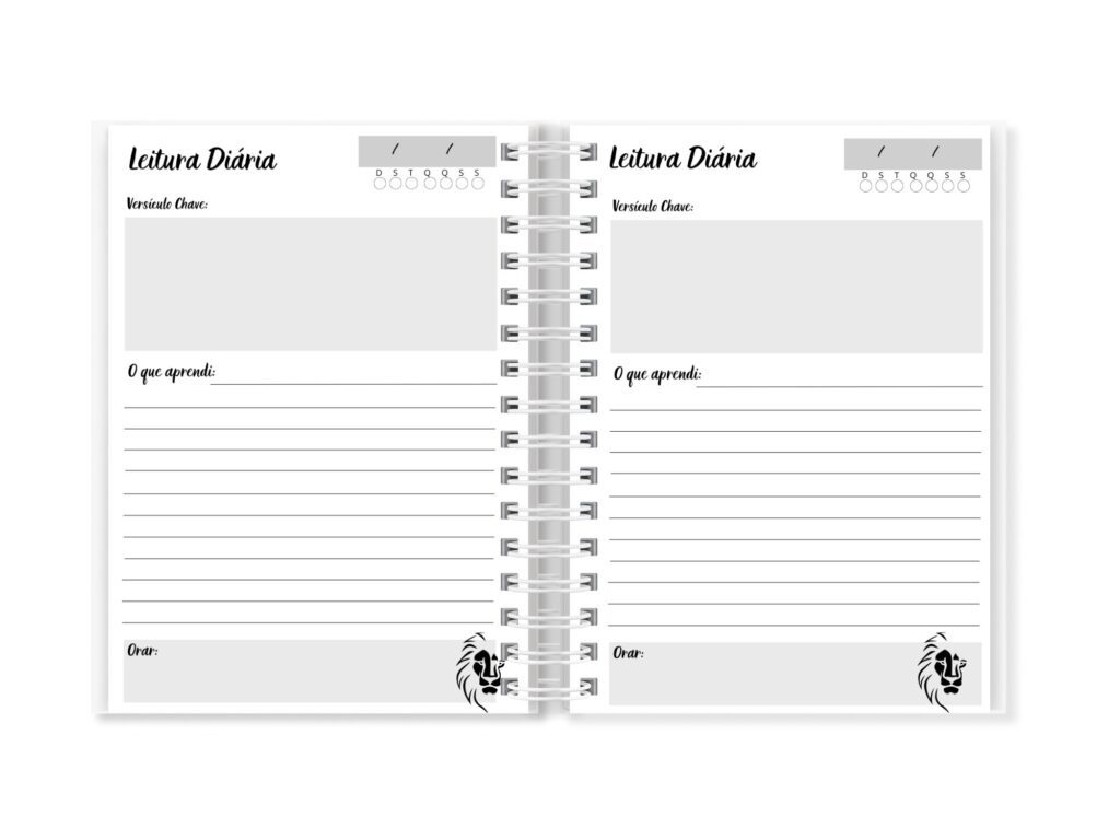 Devocional Leão Masculino - Editável no CANVA - Imagem 4