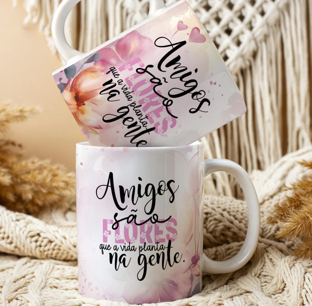 Amizade 2025 - Pacote de Artes Canecas - Imagem 3