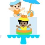 Bebês na Piscina - Topo de Bolo