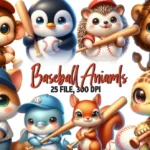 Animais de beisebol - Kit Digital