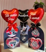 Cartão Coração Dia dos Pais Times