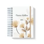 Devocional Floral Marrom - Editável no CANVA