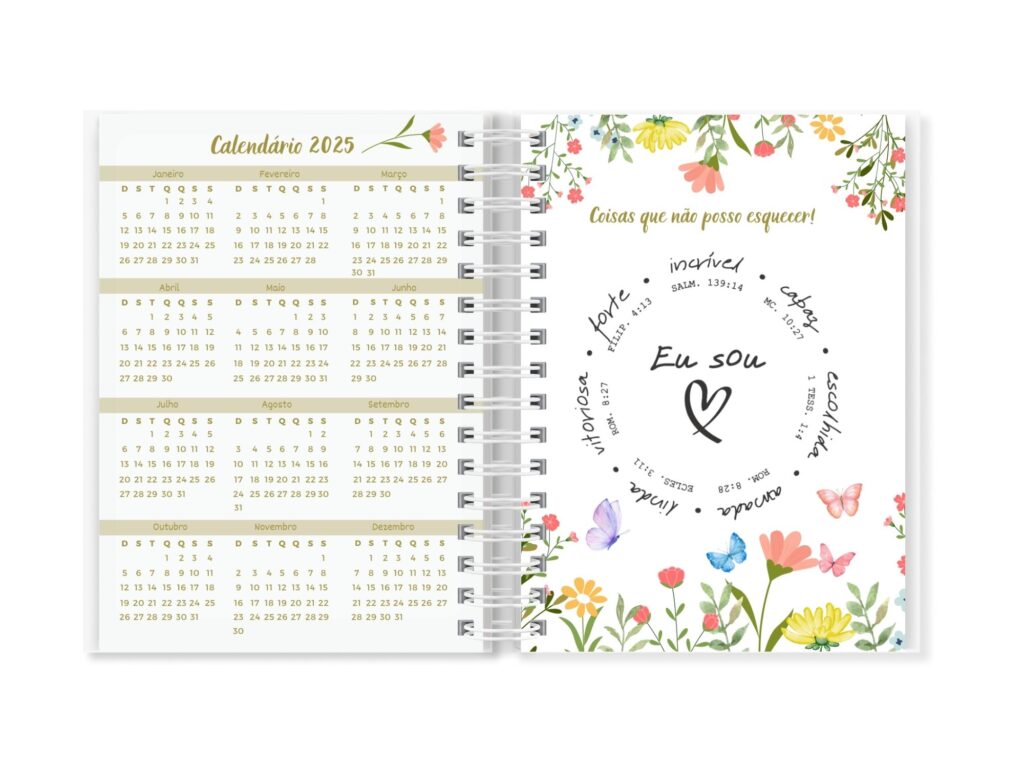 Devocional Flores e Borboletas - Editável no CANVA - Imagem 5