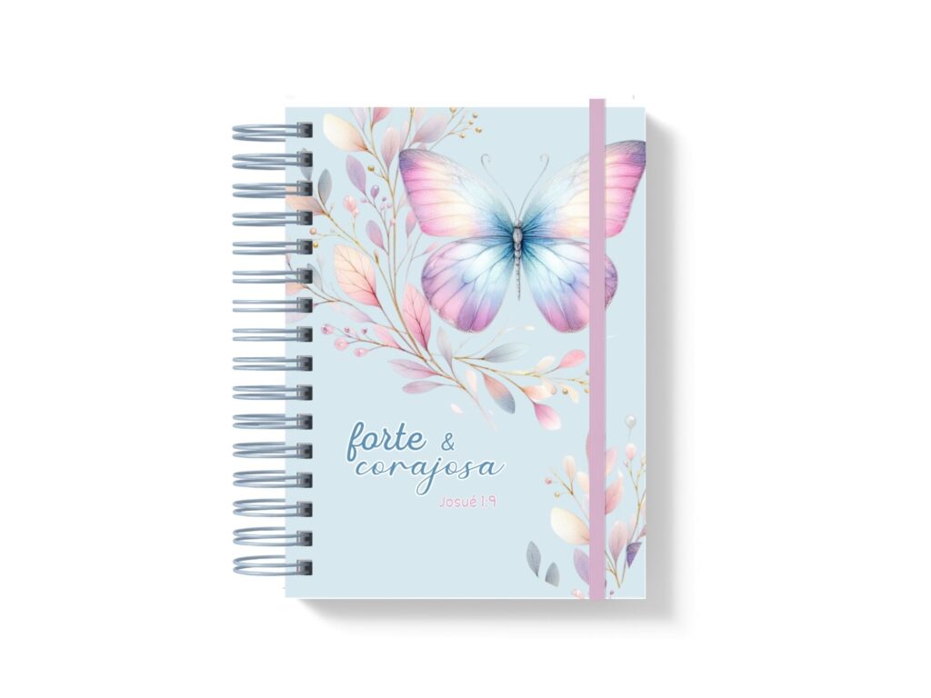 Devocional Forte e Corajosa - Editável no CANVA - Imagem 1