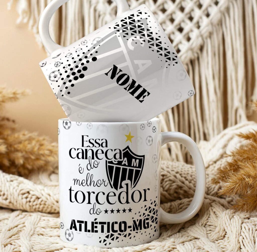 Futebol 4.0 Times S/Fotos - Pacote de Artes Canecas - Imagem 3