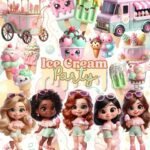 Ice Cream Party - Kit Digital