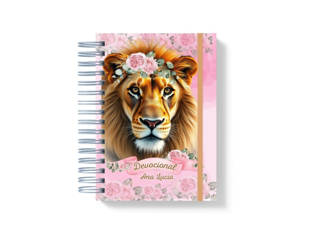 Devocional Leão - Editável no CANVA - Imagem 1