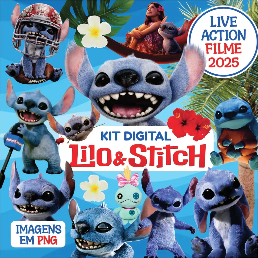Lilo e Stitch - Kit Digital - Imagem 1