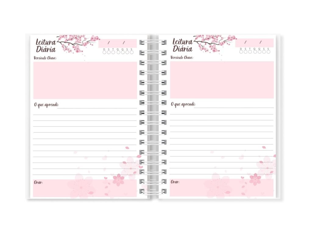 Devocional Mulher Virtuosa Floral - Editável no CANVA - Imagem 4