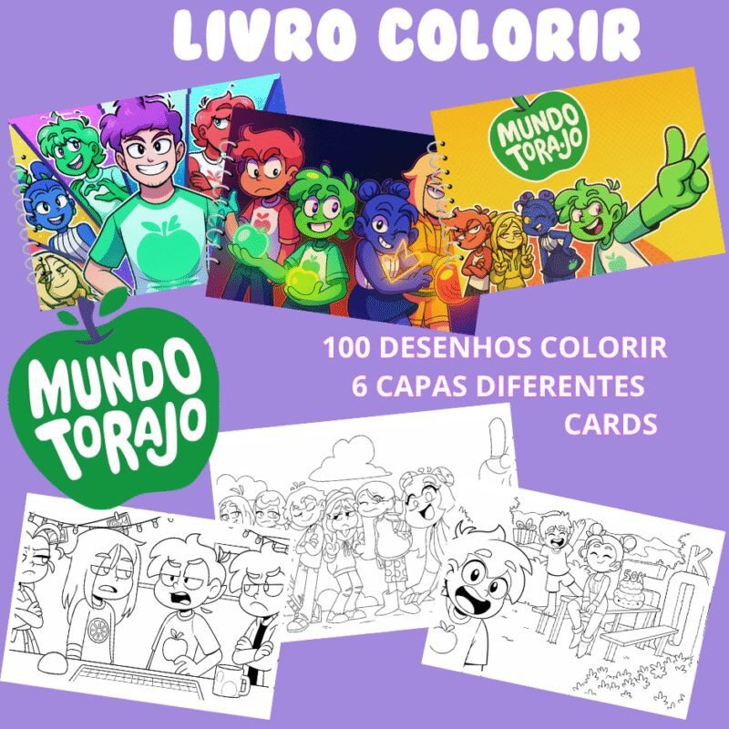 Mundo Torajo - Livro de Colorir - Nick Design