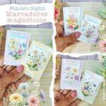 Marcadores magnéticos florais