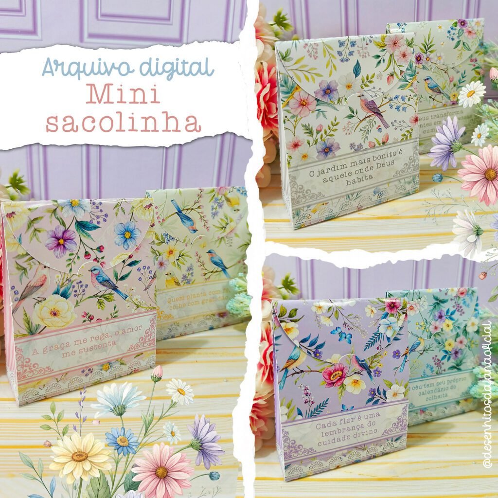 Mini sacolinha com aba - Imagem 1