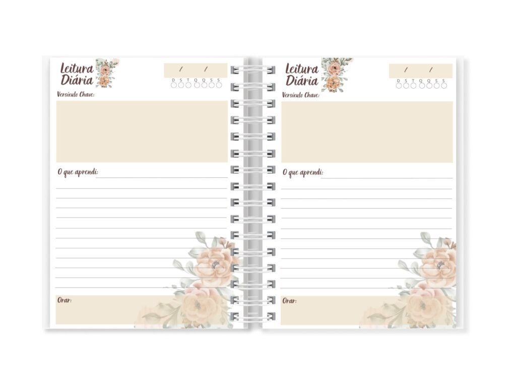 Devocional Janela Floral - Editável no CANVA - Imagem 4