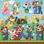 Super Mario Aquarela Cute - Kit Digital