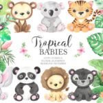 Tropical Animais - Kit Digital