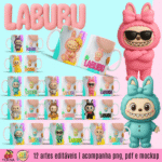 Labubu V2 – Artes para Caneca