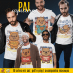 Pai Capivara - Artes para Camisa - Imagem 3