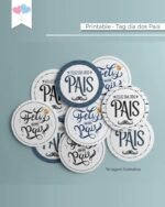 Kit Printable - Tag e Adesivo Redondo 6cm - Dia dos Pais - Imagem 3