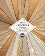 Papéis Texturas - Combo 01 - Kraft (Tita)