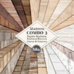 Papéis Texturas - Combo 03 - Madeira (Tita)