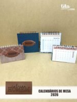 Coleção Homem - Calendários de Mesa 2026 (Tita)