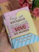 Capa Bloquinho A6 com Caneta Dia dos Avós - Imagem 3