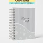 Planner Datado 2026 - A5 Vertical