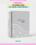 Planner Datado 2026 - A5 Vertical