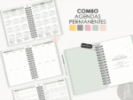 COMBO Agendas Permanentes (Moldes da Lê)