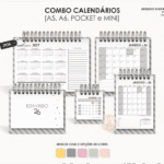 COMBO Calendários 2026 (Moldes da Lê)