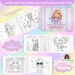 Coleção Divas do Pop - Livros de para Colorir - Imagem 3