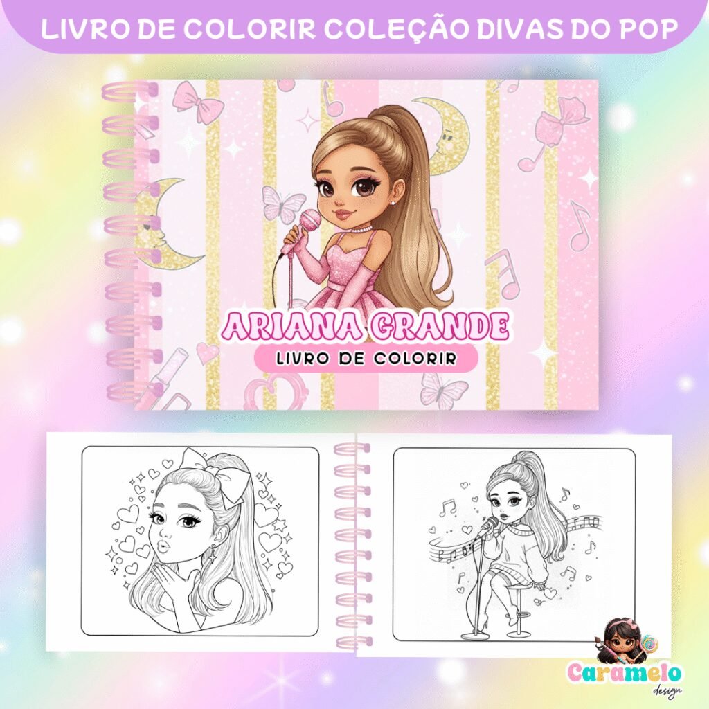 Coleção Divas do Pop - Livros de para Colorir - Imagem 6