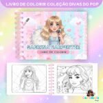 Coleção Divas do Pop - Livros de para Colorir - Imagem 8
