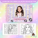 Coleção Divas do Pop - Livros de para Colorir - Imagem 7