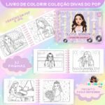 Coleção Divas do Pop - Livros de para Colorir - Imagem 10