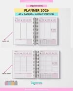 Planner Datado 2026 - A5 Vertical - Imagem 2