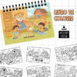 Na fazenda do vovô - Livro de Colorir