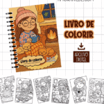 Dias de outono - Livro de Colorir