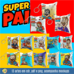 COMBO Pai Cartoon para Sublimação - Imagem 5