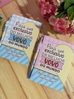 Capa Bloquinho A6 com Caneta Dia dos Avós