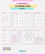 Planner Datado 2026 - A5 Horizontal - Imagem 4