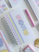 Agenda Slim - Linha Collors 2026 (Marta Iurkiu)