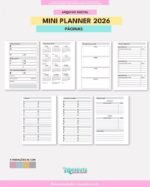 Mini Planner 2026 - A6 - Imagem 4