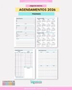 Agendamentos Datada 2026 - A5 1DPP - Imagem 5
