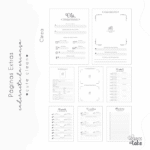 Páginas Extras Caderneta de Saúde - Cute Clean - Imagem 7