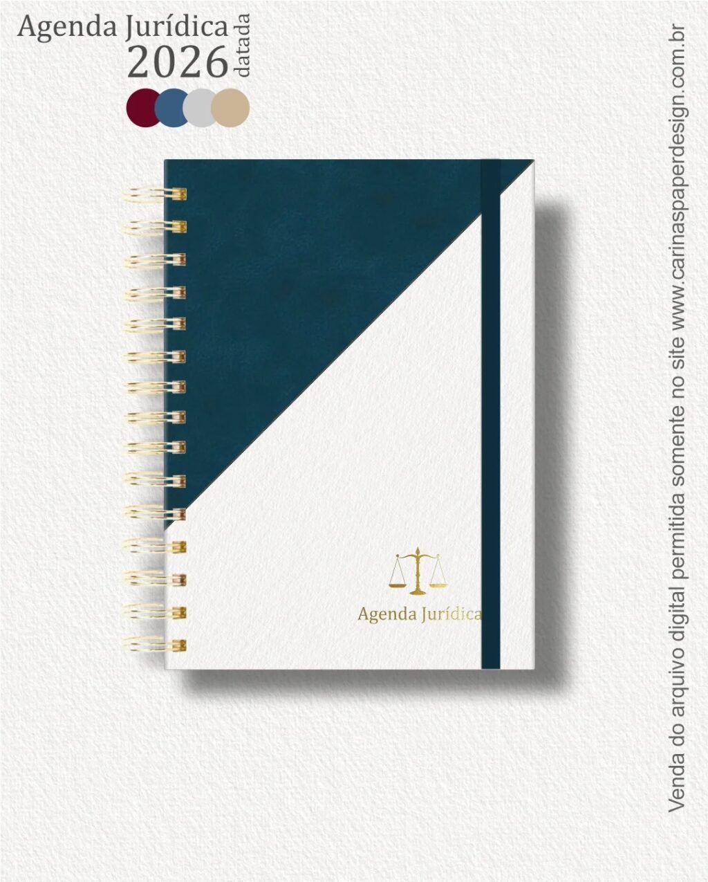 COMBO 22 capas A5 para Agenda Jurídica 2026 (Carinas Paper) - Imagem 9