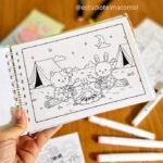 Livro de Colorir - 24 desenhos/ 30 pág. - Tamanho A5 + Cards - Imagem 6