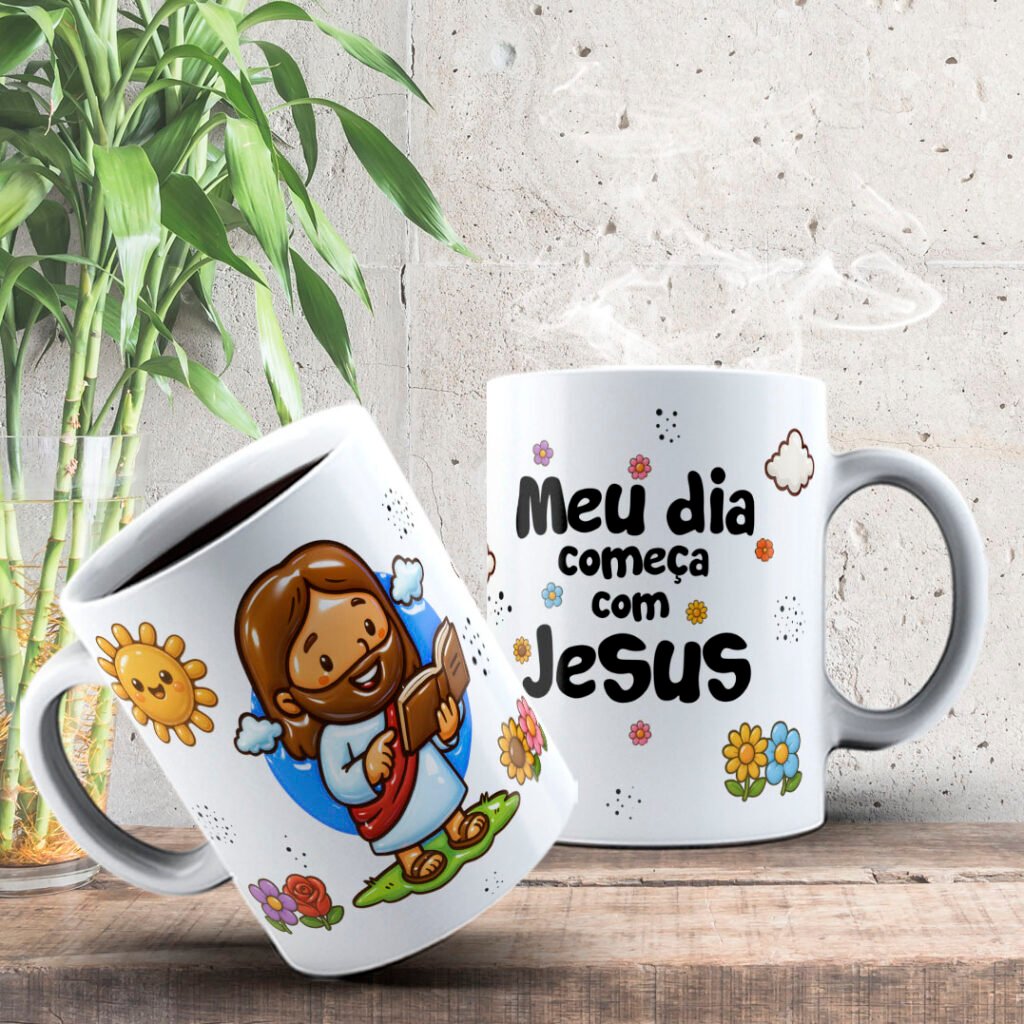 Jesus é Amor - Estampas Canecas - Imagem 3